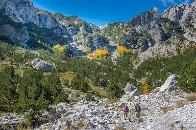 Montée vers le col de Valbone - Albanie