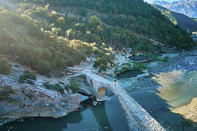 Sources thermales de Benjë, près de Përmet - Albanie