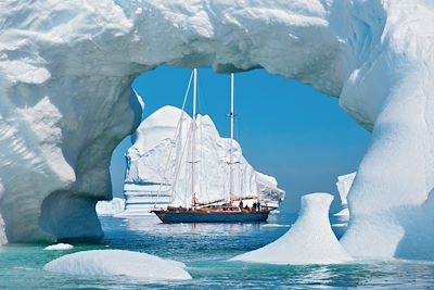 Le Vaihéré au large de la péninsule Antarctique