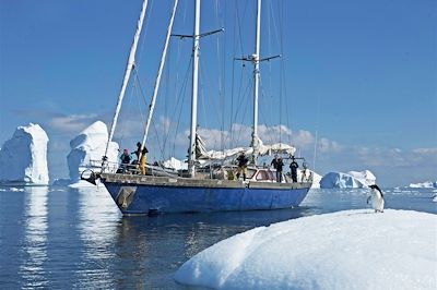 Le Vaihéré au large de la péninsule Antarctique