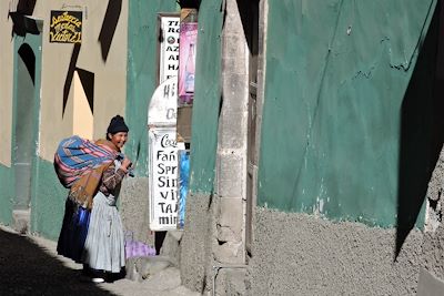 Dans les rues de La Paz - Bolivie