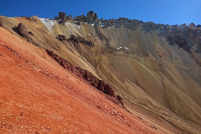 Randonnée entre le Volcan Tunupa et le village de San Juan - Bolivie