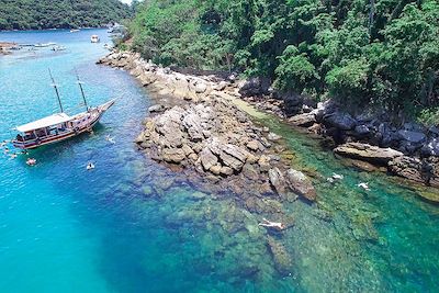 Lagoa Azul - Ilha Grande - Angra dos Reis - Brésil