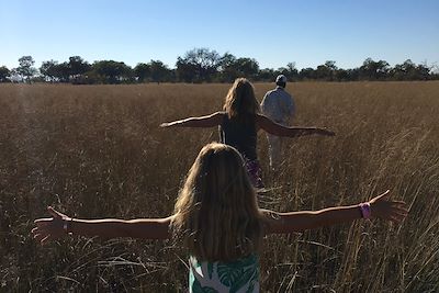 Dans le delta de l'Okavango - Botswana