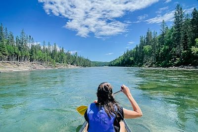 Rivière Bonaventure en canot - Gaspésie - Canada