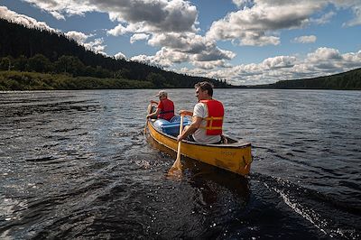 Canoé sur la rivière Mistassini - Canada