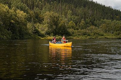 Canoé sur la rivière Mistassini - Canada