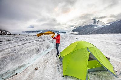 Bivouac - Pangnirtung - Ile de Baffin - Canada