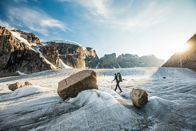 Voyage Baffin, Traversée de la cordillère Arctique