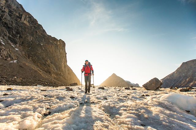 Voyage Baffin, Traversée de la cordillère Arctique