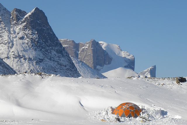 Voyage Baffin, Traversée de la cordillère Arctique