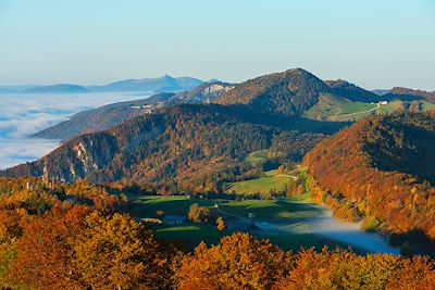 Vue du matin de Weissenstein - Soleure - Suisse 