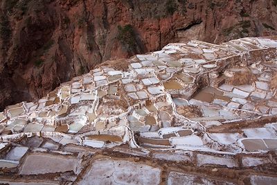 Les salines en terrasse de Maras - Vallée sacrée des Incas - Province de Cuzco - Pérou