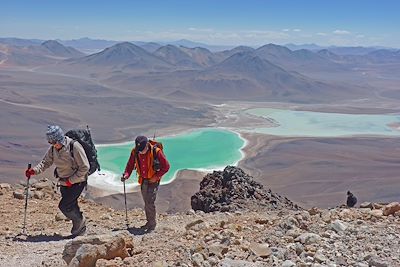 Lagune Verde et laguna Blanca - volcan Licancabur - Bolivie