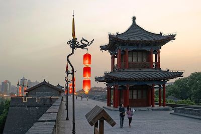 Remparts de la ville près de la porte sud - Xi' An - Province du Shaanxi - Chine