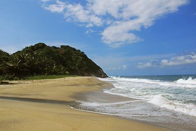 Plage de Los Angeles dans le Parc national naturel de Tayrona - Colombie