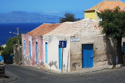 Dans les rue de Sao Filipe sur l'île de Fogo - Cap Vert