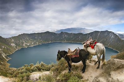 Lac du cratère Quilotoa - Equateur