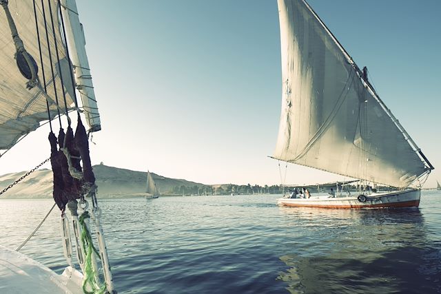 Voyage En felouque, le long du Nil