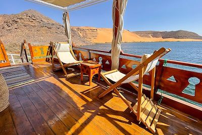 Pont du bateau dongolah - Lac Nasser - Egypte