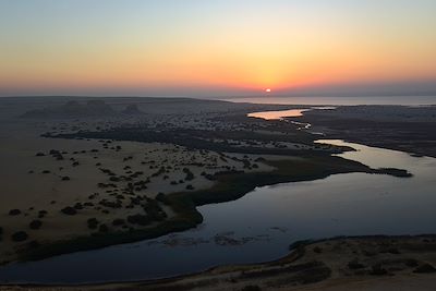 Lever de soleil au Fayoum - Egypte