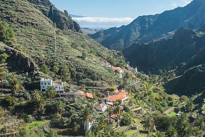 Village La Laja - Parc national de Garajonay - La Gomera - Iles Canaries - Espagne