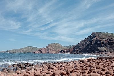 Plage sauvage sur l'ile de Minorque - Iles Baléares - Espagne