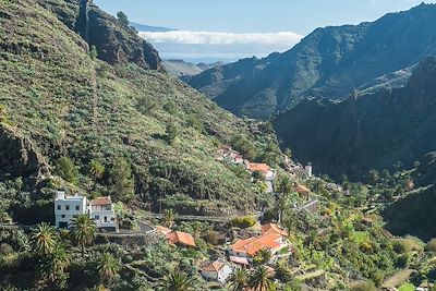 Village La Laja - Parc national de Garajonay - La Gomera - Iles Canaries - Espagne