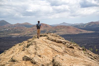 Randonnée sur la Caldera Blanca - Lanzarote - Iles Canaries - Espagne