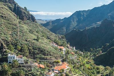 Village La Laja - Parc national de Garajonay - La Gomera - Iles Canaries - Espagne