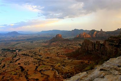 Vue depuis Daniel Korkor - Région du Tigré - Ethiopie