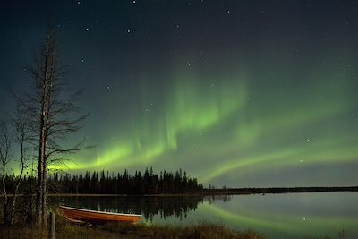 Aurore boréale à Kuusamo - Laponie - Finlande