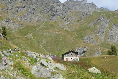 Montée du vallon du Longet - Queyras - France