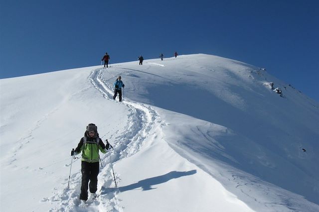 Voyage Tour de la Haute Clarée en raquettes