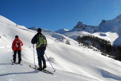 Ski nordique - Massif du Queyras - France