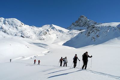 Ski nordique - Massif du Queyras - France