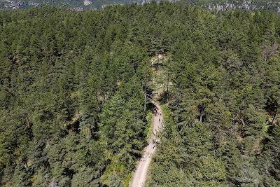 Gravel dans les Grands Causses - Occitanie - France