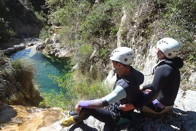 Canyoning dans la vallée de la Roya - France