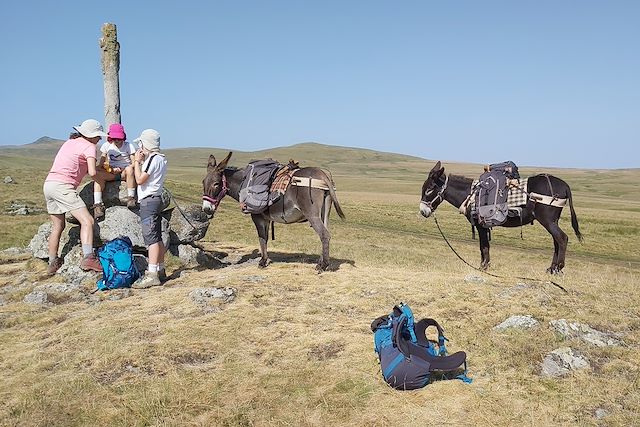 Voyage Les volcans du Cantal avec un âne