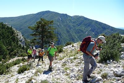 Randonnée au dessus des Gorges du Verdon - France