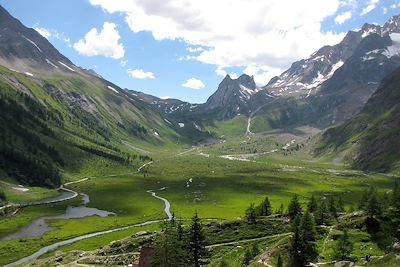 Balcon du mont Blanc à hauteur de Courmayeur - Alpes du Nord - France