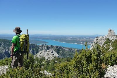 Randonnée au dessus des Gorges du Verdon - France