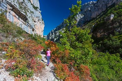 Randonnée dans le Grand Canyon du Verdon - France