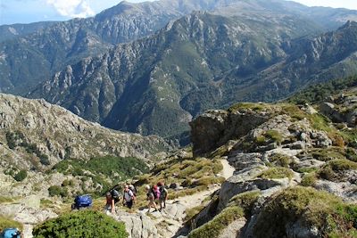 Sur le chemin de GR20 - Corse - France