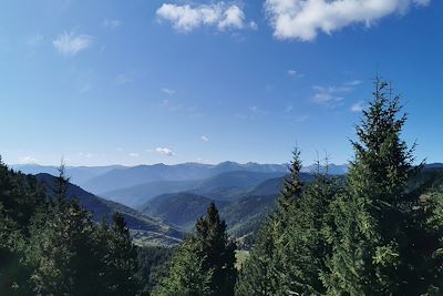 Vue sur les montagnes de Cerdagne - France