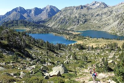 Randonnée dans la vallée de Néouvielle - Hautes-Pyrénées - France