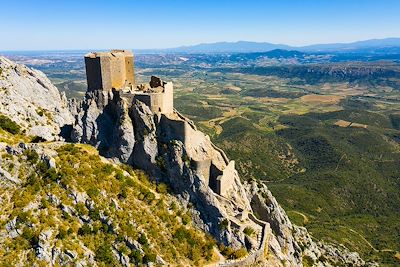 Château cathare de Quéribus - Occitanie - France