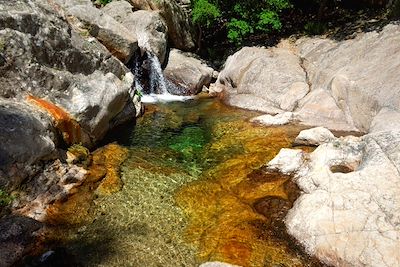 Dans les gorges de Colombières - France