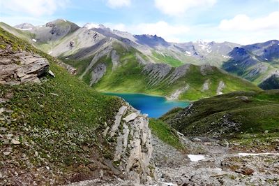 Pic du malrif et vallée de Cervières - Queyras - France