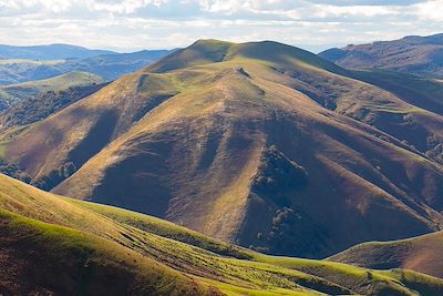 Panorama depuis la montée vers Okabe - Pays-Basque - France